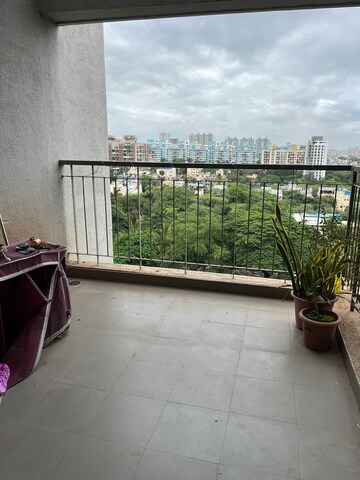 Balcony in 2 BHK Apartment at Bramhacorp Water Bay, Kalyani Nagar – for Rent