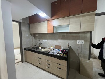 Kitchen in 2 BHK Apartment at Bramhacorp Water Bay, Kalyani Nagar – for Rent
