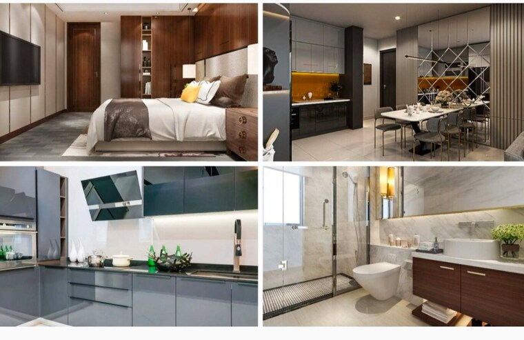 Kitchen, bp-dps-palladio 2.5 Bedroom 1450 Sq.Ft. Apartment In Mastemau Lucknow 9011680