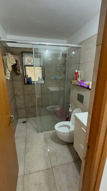Bathroom in 3 BHK Apartment at Dukes Galaxy, Banjara Hills – for Rent