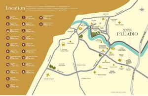 2.5 BHK Apartment – Map Location View at BP DPS Palladio, Mastemau - for Sale