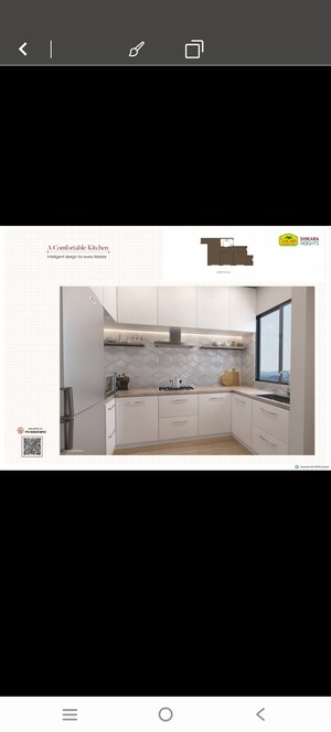 Kitchen in 1 BHK Apartment at Shikara Heights, Sion – for Sale