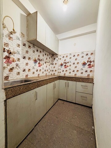 Kitchen in 1 BHK Builder Floor at Freedom Fighters Enclave – for Rent