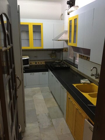 Kitchen in 3 BHK Builder Floor at Panchsheel Enclave – for Rent