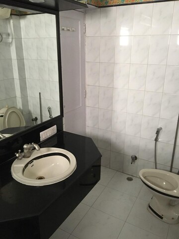 Bathroom in 3 BHK Builder Floor at Panchsheel Enclave – for Rent