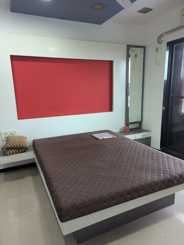 Bedroom in 2 BHK Apartment at Jaydeep Park, Majiwada – for Sale