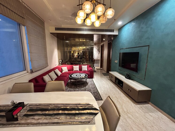 Living Room, prateek-edifice 4 Bedroom 3300 Sq.Ft. Apartment In Sector 107 Noida 9011839