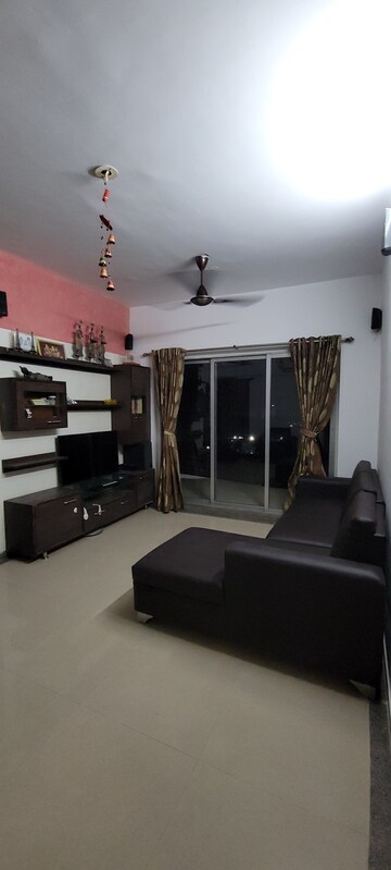 Living Room in 3 BHK Apartment at Soham Tropical Lagoon, Ghodbunder Road – for Rent