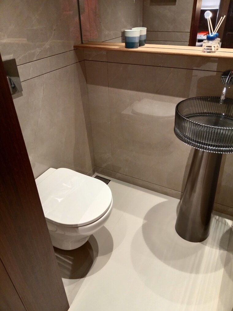 Bathroom, atul-life 3 Bedroom 1000 Sq.Ft. Apartment In Mulund West Mumbai 9011892