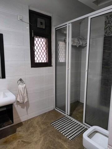 Bathroom in 2 BHK Apartment at Vasant Kunj – for Rent