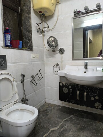 Bathroom in 2 BHK Apartment at Vasant Kunj – for Rent
