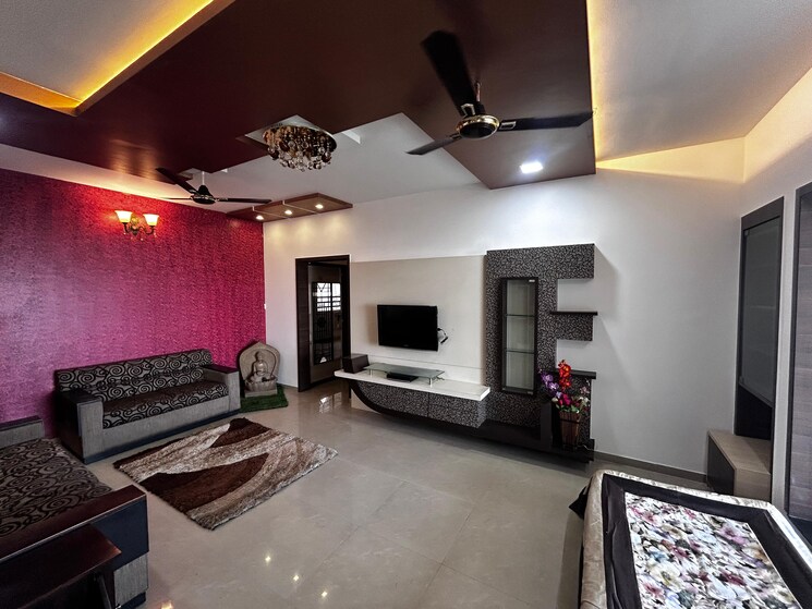 Living Room, sree-mangal-queens-tower 2 Bedroom 1180 Sq.Ft. Apartment In Aundh Pune 9012015