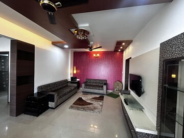 Living Room in 2 BHK Apartment at Sree Mangal Queens Tower, Aundh – for Rent