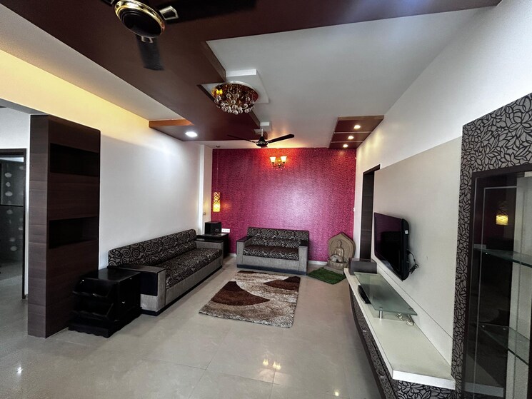 Living Room, sree-mangal-queens-tower 2 Bedroom 1180 Sq.Ft. Apartment In Aundh Pune 9012015