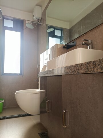 Bathroom in 3 BHK Apartment at Sunteck City Avenue 1, Goregaon West – for Rent