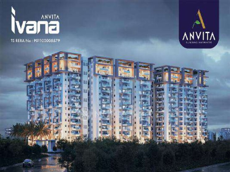 Exterior View, kollur 2 Bedroom 1360 Sq.Ft. Apartment In Kollur Hyderabad 9012073