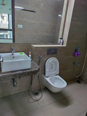 Bathroom in 2 BHK Apartment at Sunteck City Avenue 2, Goregaon West – for Rent