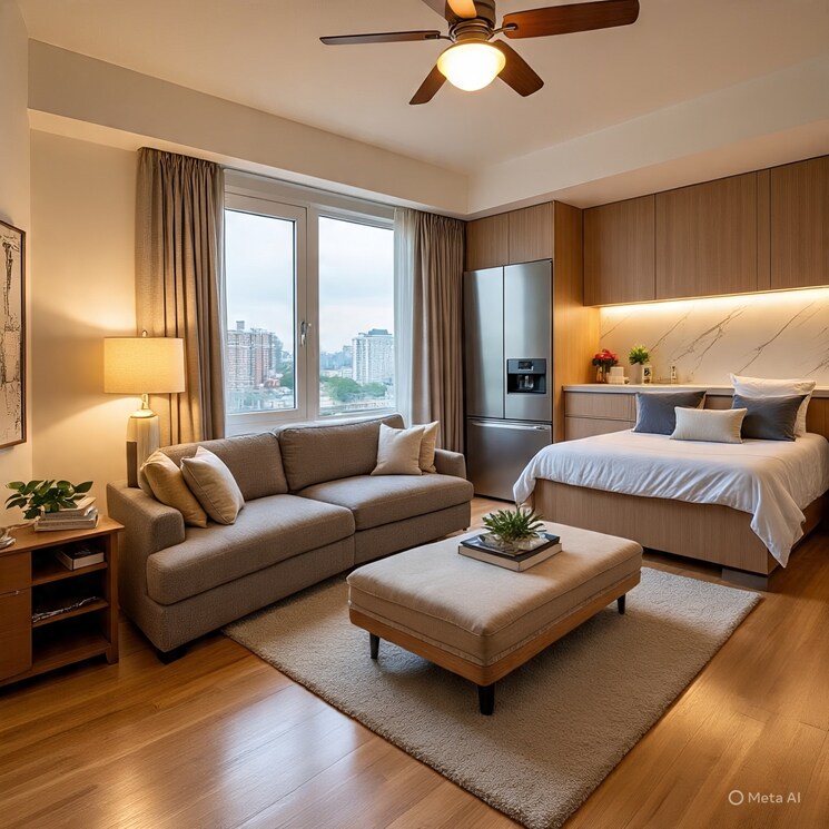 Living Room, kamla-ridhima 1 Bedroom 443 Sq.Ft. Apartment In Malad West Mumbai 9012240