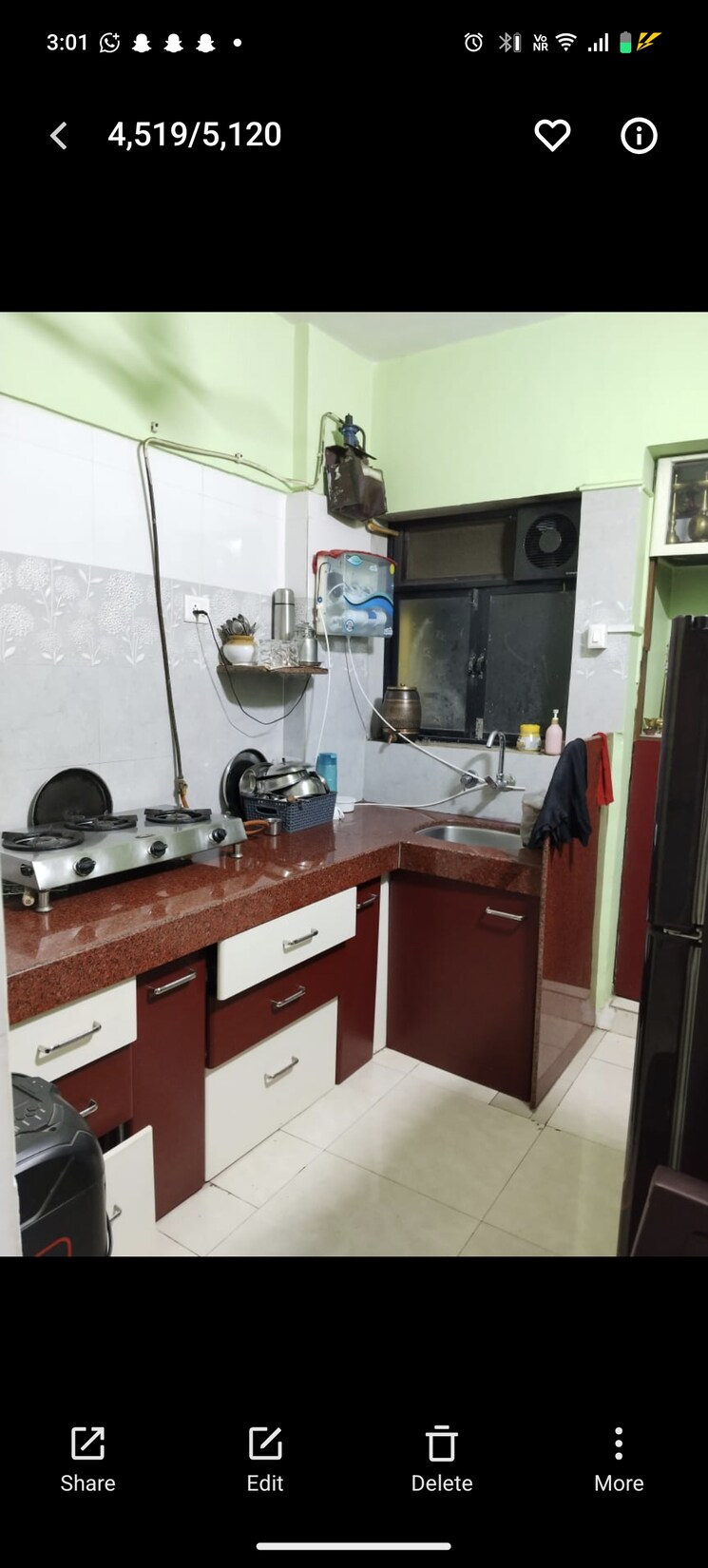 Kitchen, parijat-gardens-marigold-chs 1 Bedroom 450 Sq.Ft. Apartment In Kasarvadavali Thane 9012243