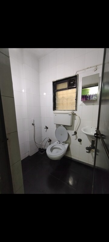 Bathroom in 1 BHK Apartment at Sanghvi Hills, Ghodbunder Road – for Rent