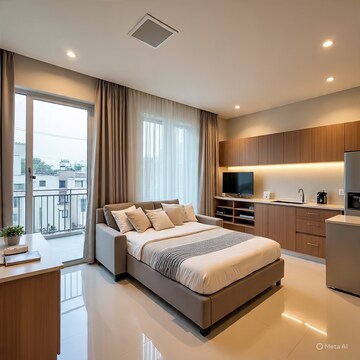 Bedroom in 2 BHK Apartment at Chandrakosha Vasupujya Darshan, Kandivali West – for Sale