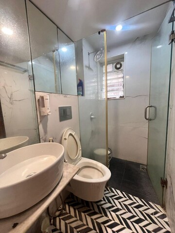 Bathroom in 2 BHK Apartment at Seven Bungalow, Andheri West – for Rent