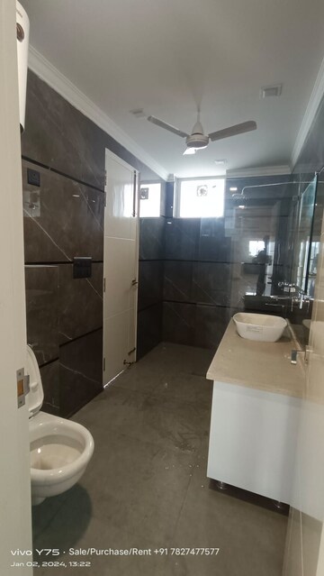 Bathroom in 3 BHK Builder Floor at BPTP Park 81, Sector 81 – for Rent