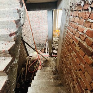 Stairs in 2 BHK Builder Floor at Regal Heights, Sector 73 – for Sale