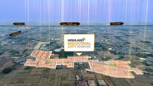  Industrial Plot – Exterior View View at Lalru - for Sale