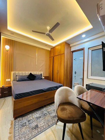 Living Room in 1 RK Builder Floor at Vasant Kunj – for Rent