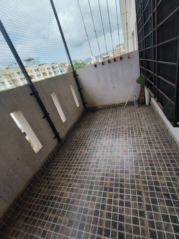 Balcony in 1 BHK Apartment at Ujwal Paradise, Dhayari – for Rent