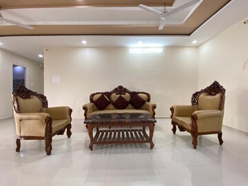 Living Room in 3 BHK Apartment at Casa Shaila Apartments, Banjara Hills – for Sale