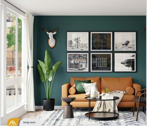 Living Room in 1 BHK Apartment at Aditya Apartment Andheri West, Andheri West – for Sale