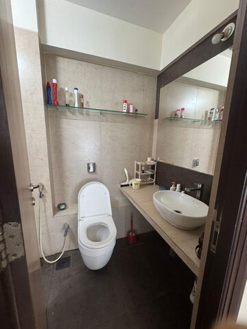 Bathroom in 2 BHK Apartment at Seven Bungalow, Andheri West – for Rent