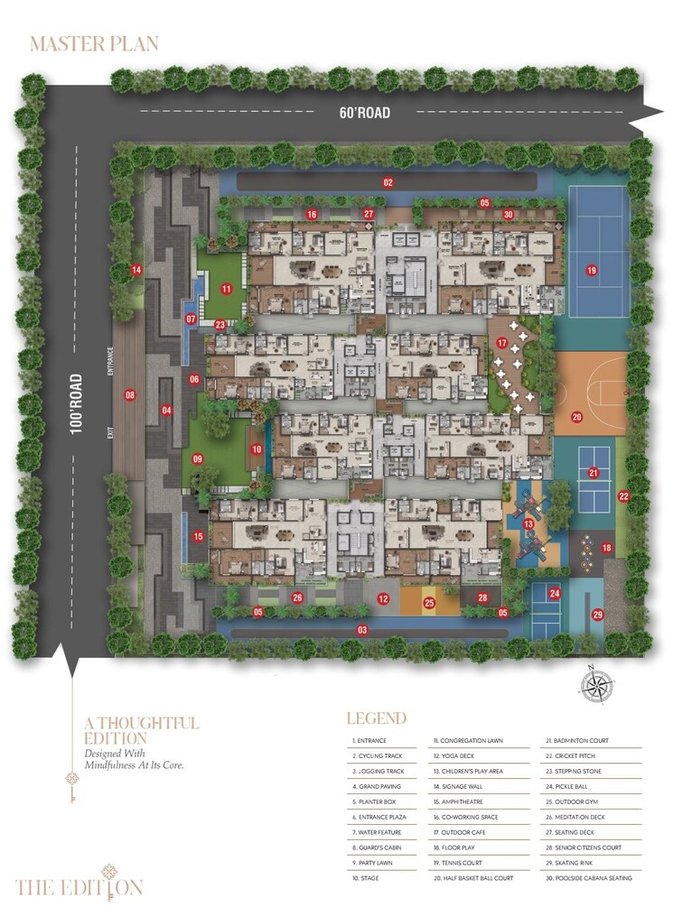 Master Plan, savya-the-edition 3.5 Bedroom 3555 Sq.Ft. Apartment In Khanammet Hyderabad 9012745