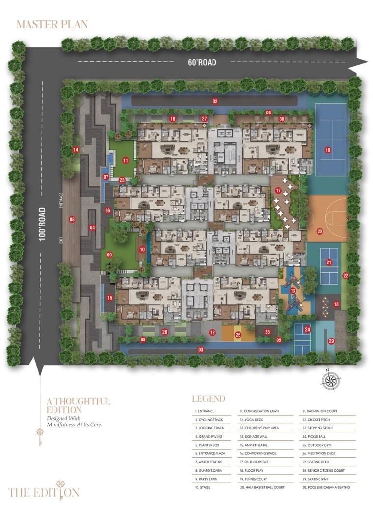 Master Plan, savya-the-edition 3.5 Bedroom 3555 Sq.Ft. Apartment In Khanammet Hyderabad 9012745