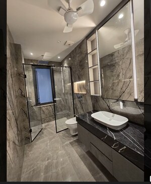 Bathroom in 4 BHK Builder Floor at Panchsheel Enclave – for Sale
