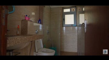Bathroom in 3 BHK Apartment at Amanora Aspire Towerss, Hadapsar – for Rent