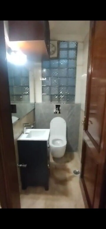 Bathroom in 4 BHK Apartment at Sarvodaya Enclave – for Rent