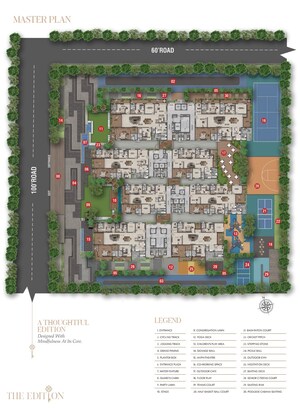 Master Plan in 4 BHK Apartment at Savya The Edition, Khanammet – for Sale