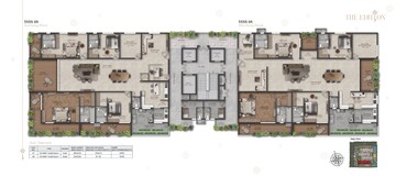 Floor Plan in 4 BHK Apartment at Savya The Edition, Khanammet – for Sale