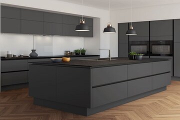Kitchen in 4 BHK Builder Floor at Vora Skyline Acropolis, Borivali West – for Sale