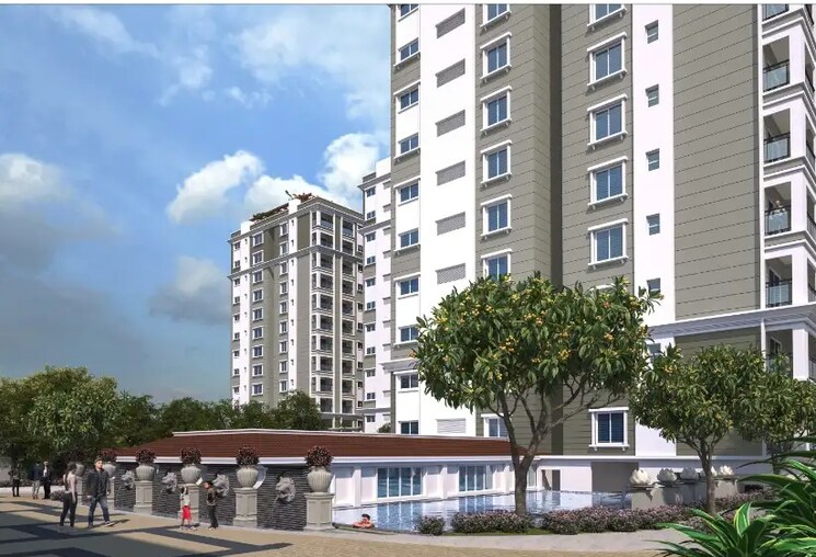 Exterior View, elegant-hermitage 3 Bedroom 1548 Sq.Ft. Apartment In Banashankari 6th Stage Bangalore 9012834
