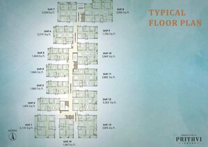 Master Plan in 3 BHK Apartment at Gangothri Prithvi Towers, Manikonda – for Sale