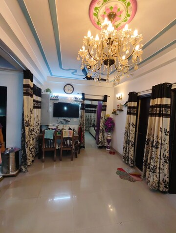 Living Room in 4 BHK Apartment at JKG Palm Resort, Raj Nagar Extension – for Sale