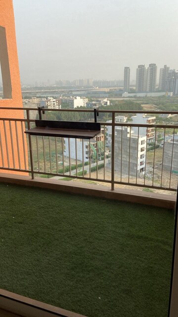 Balcony in 3 BHK Apartment at Shapoorji Pallonji Joyville Gurgaon, Sector 102 – for Rent