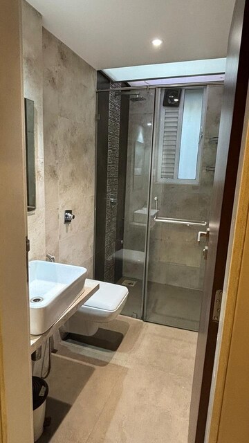 Bathroom in 2 BHK Apartment at Can Rose Villa, Amboli – for Rent