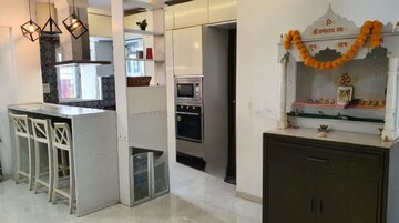 Living Room in 2 BHK Apartment at Lodha Amara, Kolshet Road – for Rent