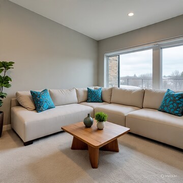 Living Room in 3 BHK Apartment at Andheri West – for Sale