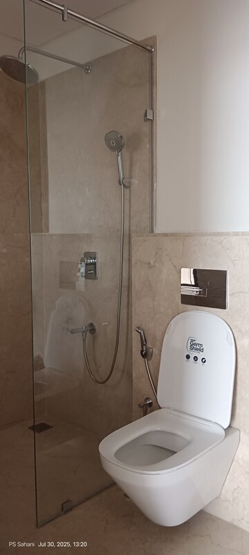 Bathroom in 3 BHK Apartment at Piramal Aranya, Byculla – for Rent